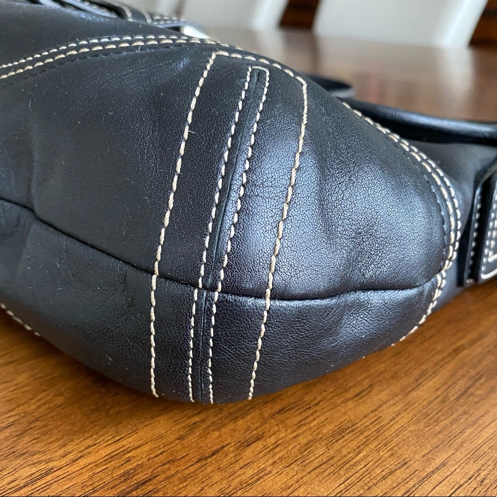 COACH Black leather bag - Picture 8 of 13